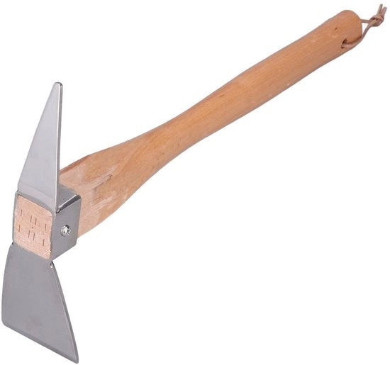 Artefatto per Giardinaggio in Acciaio Inossidabile - Manico in Legno - Coltello per Potatura - Coltello per Raccolta - Sostenibile - Per la Rimozione