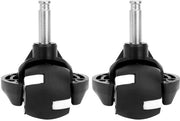 Osservatore universale per robot aspirapolvere - Adatto per Deebot N79/N79S - Realizzato in ABS resistente - Facile da installare - 2 pezzi - Lunga durata - Ruota per robot aspirapolvere