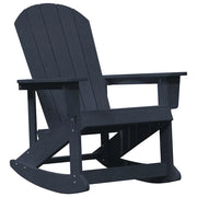 Poltrona a dondolo Adirondack Blu navy 92 x 73,5 x 92 cm HDPE CFW1800534