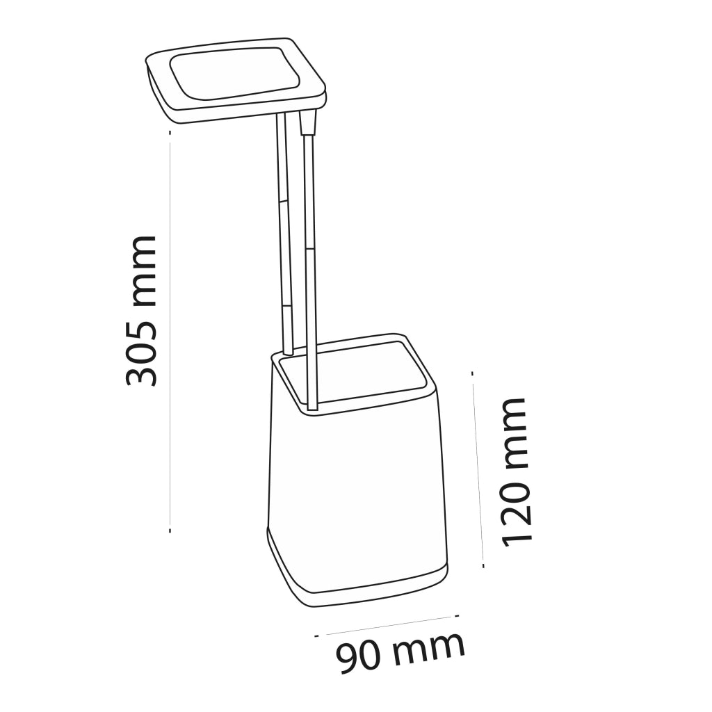 Lampada da scrivania LED viola USB 4,2W 3000K Polux