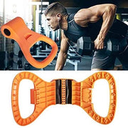Manubrio per allenamento - 28 cm - Accessorio fitness per donne - Manubrio portatile con clip per halter