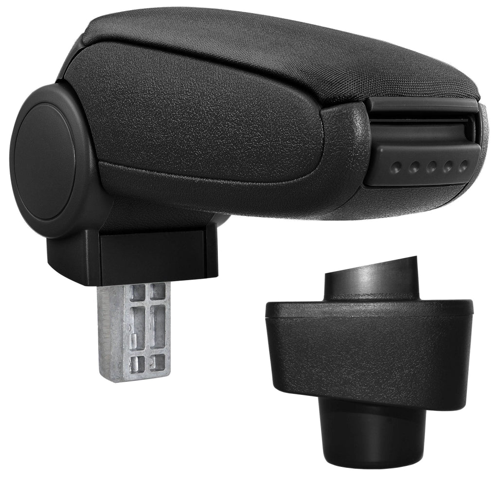 Bracciolo centrale per Renault Captur con vano imbottito in tessuto nero 03_0000634