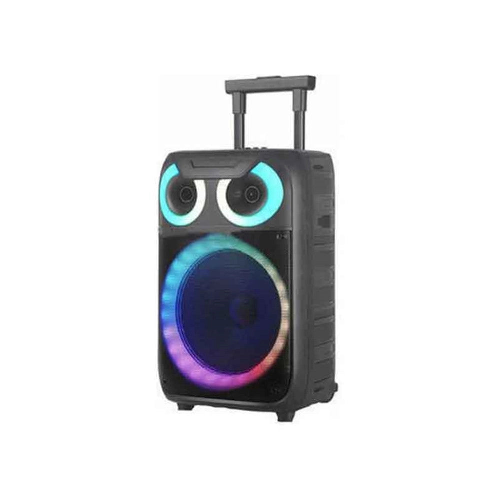 Trade Shop - Altoparlante Bluetooth Karaoke Con Microfono Telecomando Effetti Di Luce Led Rgb Q-yx8000 -