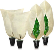 Quattro Coperture per Piante contro il Gelo - 80cm x 120cm - Coperture per Gelate, Copertura per Gelate e Protezione per Alberi con Cerniera e Corda di Trasporto