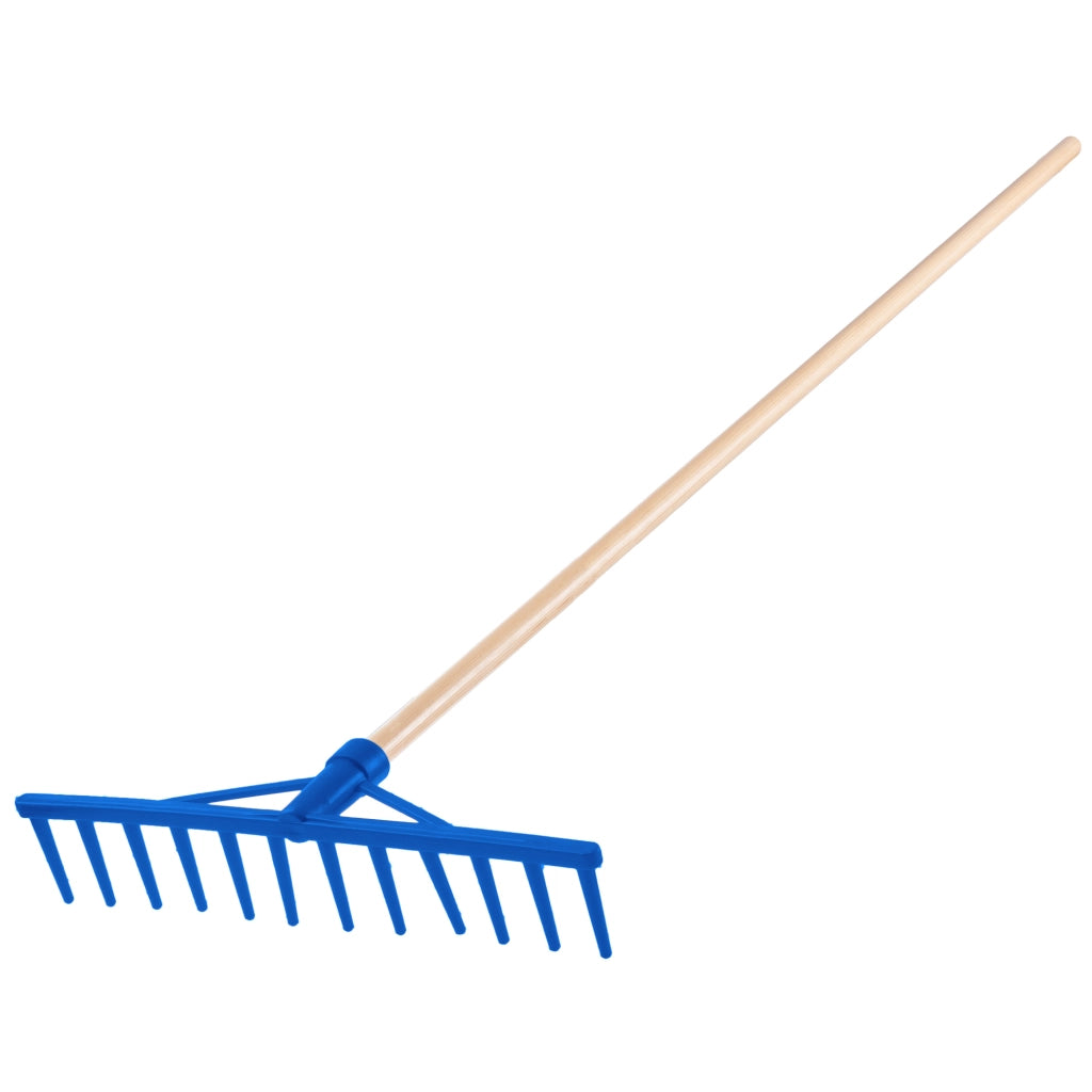 Rastrello KADAX per foglie, erba, fieno, giardino, manico in legno, 154 cm, rastrello, 12 denti