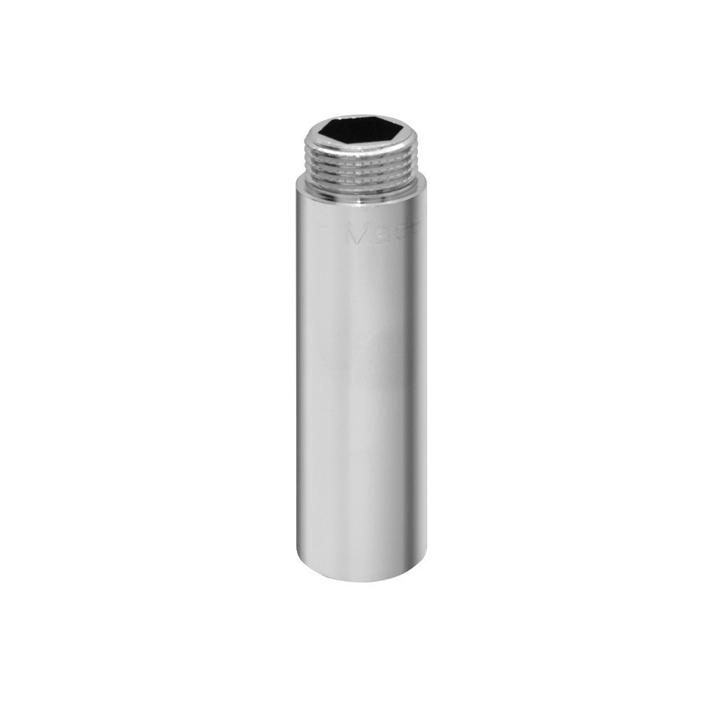 Prolunga da 1/2"  femmina - maschio cromato lucido