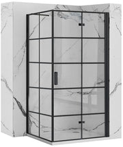 Cabina Doccia Rea Molier Black 90x90