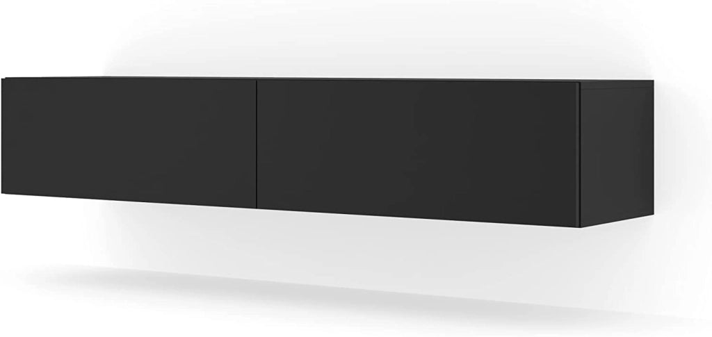 MOBILE  PORTA TV SOGGIORNO BINGO 160x40x30 NERO OPACO