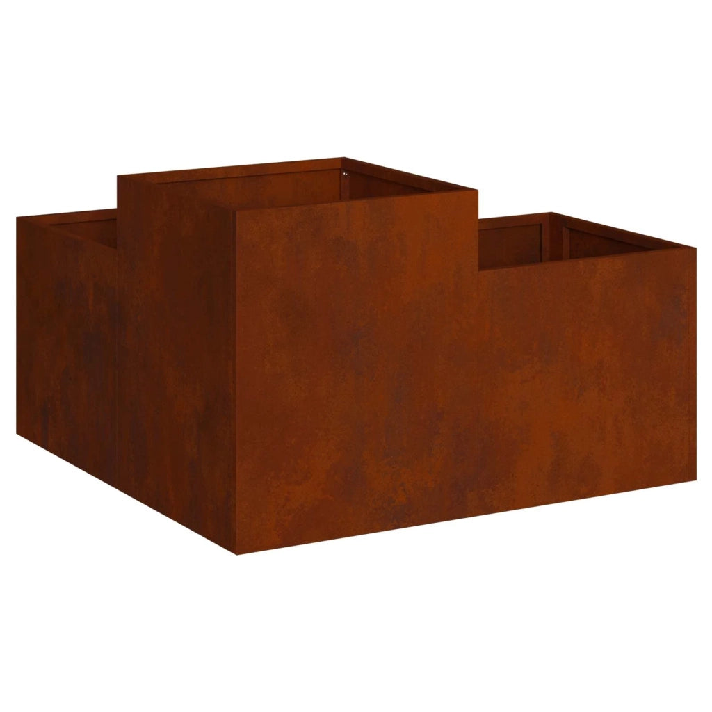 Vaso da giardino Ruggine 100 x 100 x 48 cm 865854
