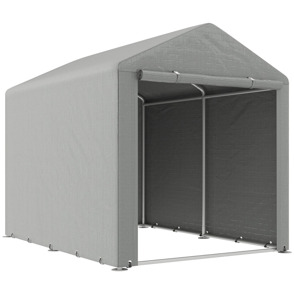 Tenda da giardino impermeabile ¨C zephmum ¨C 160x218x172 cm grigio chiaro