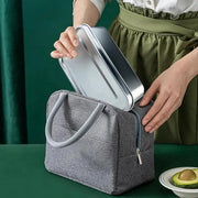Tromba per cibi in acciaio inossidabile, 1400 ml, impermeabile, con separatore e guarnizione stagna, durata e amichevole con l'ambiente, BPA libero, contenitore per pranzo.