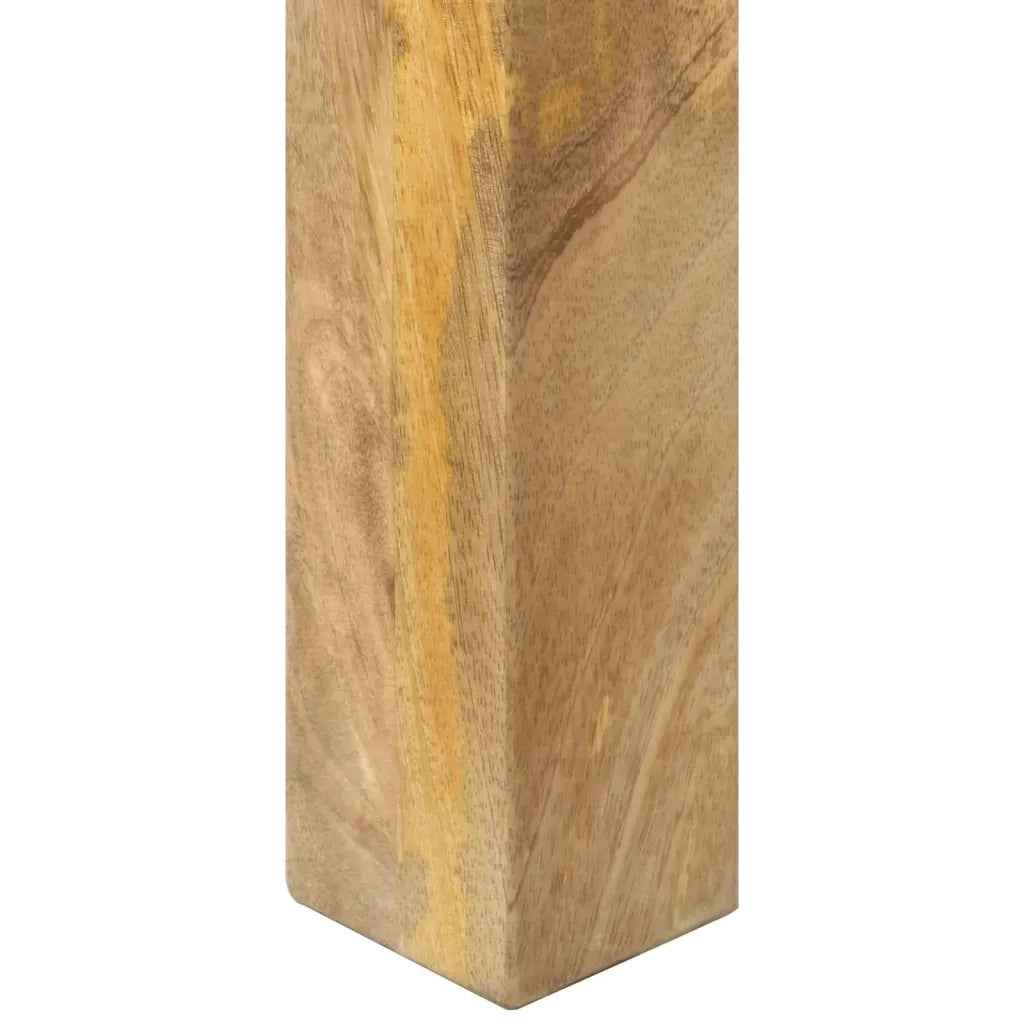 Tavolo Consolle | Tavolo d'Ingresso 110x35x76 cm in Legno Massello di Mango Grezzo