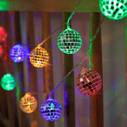 Luminaria a Gobbe con Diversi Colori - 20 Lampadine LED - Illuminazione Decorativa - Lampadari - Adatto per Interno e Esterno - Funziona con Batterie - 300 cm