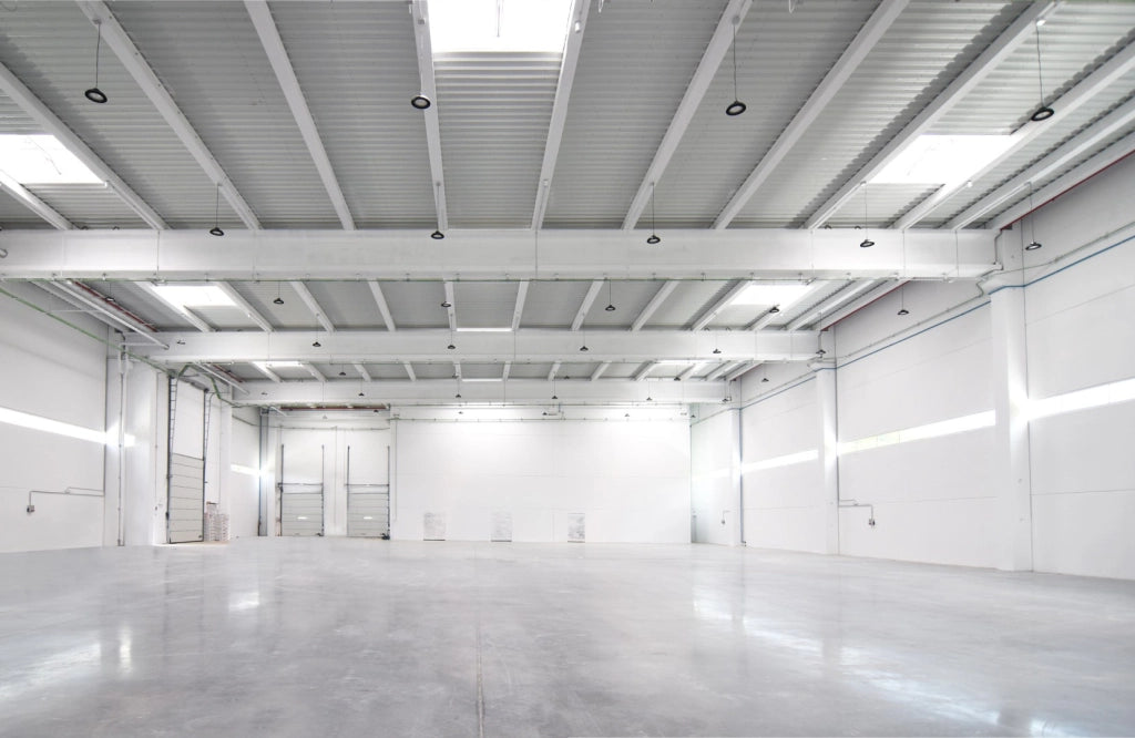 Proiettore Industriale LED UFO Serie 300W Angolo 110º 4000K Luce Naturale Grigio Opaco con Sistema Multipotenza DIP Switch Integrato ed Efficienza