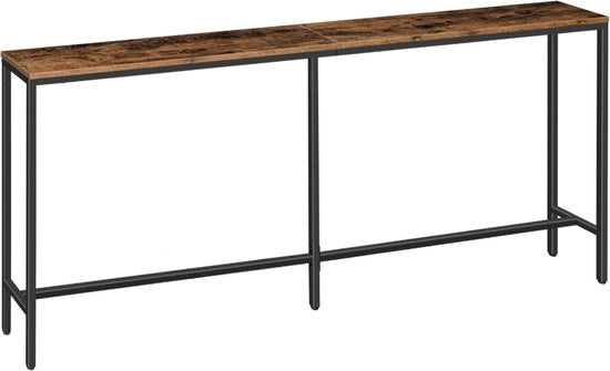 Console da 180 cm, Piccola Sedia a Tavolo, Tavolo d'ingresso Lungo, Tavolo per Angolo, Tavolo da Cassetta, Piccola Tavola di Esposizione, Tavolo per Soggiorno, Camera da Pranzo, Grigio.