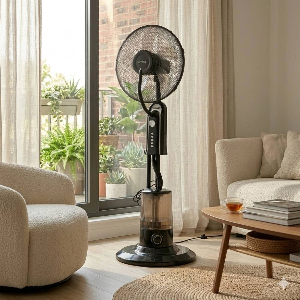 Ventilatore nebulizzante zephir zst42p con telecomando e timer