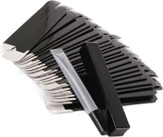 Scatola di archiviazione in cartone ondulato nero da 50 pezzi - 55,9 x 55,9 x 137 cm - contenitore per prodotti da bellezza