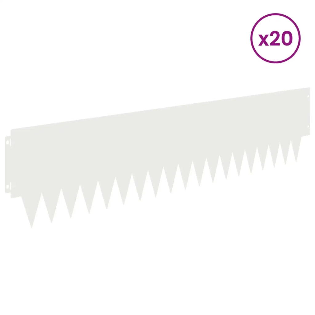 Bordura per Prato 20 pcs metallo 8008291