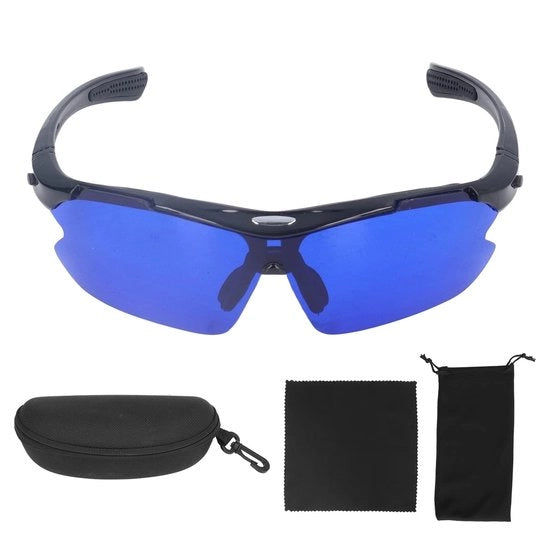 Occhiali da Golf con Tasca di Riposo - Occhiali da Sole Polarizzati per Golf con Tasca di Riposo