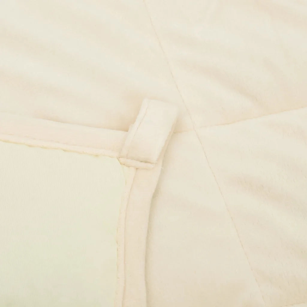 Coperta Ponderata Crema Chiaro 200x230 cm 13 kg Tessuto 3154878