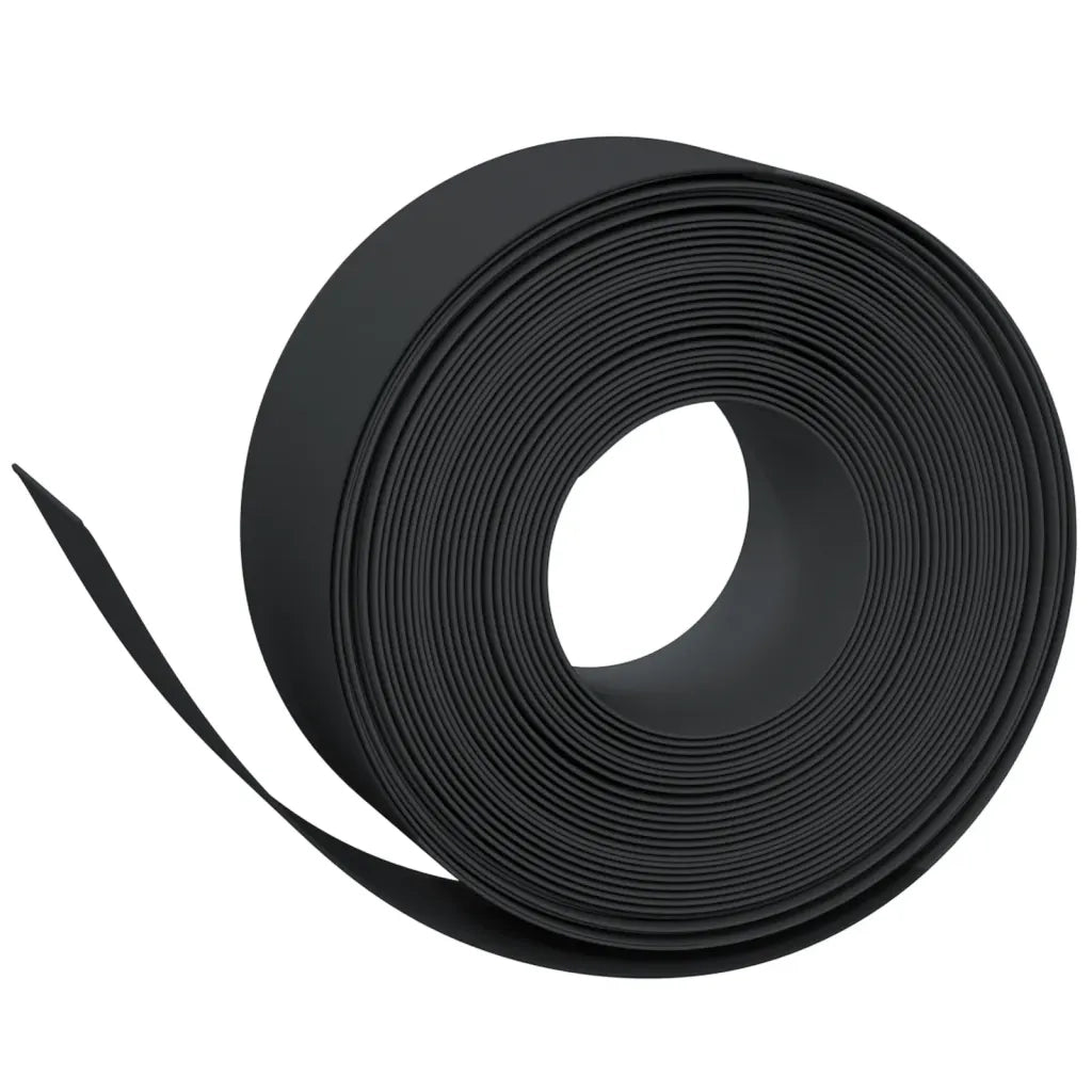 Bordature da Giardino 3 pz Nere 10 m 20 cm in Polietilenecod mxl 118687