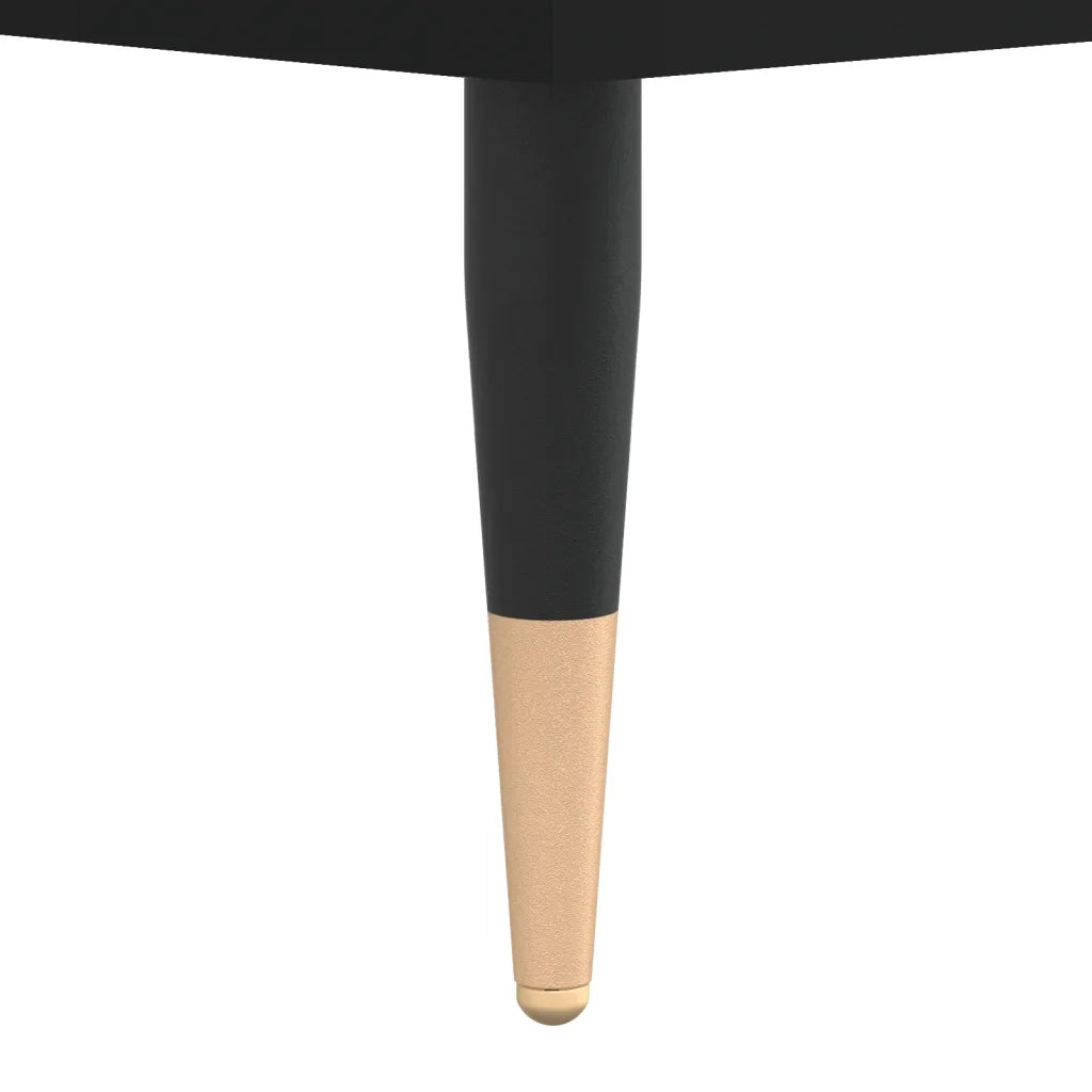 Tavolino da Salotto Nero 100x50x45 cm in Legno Multistrato 830821