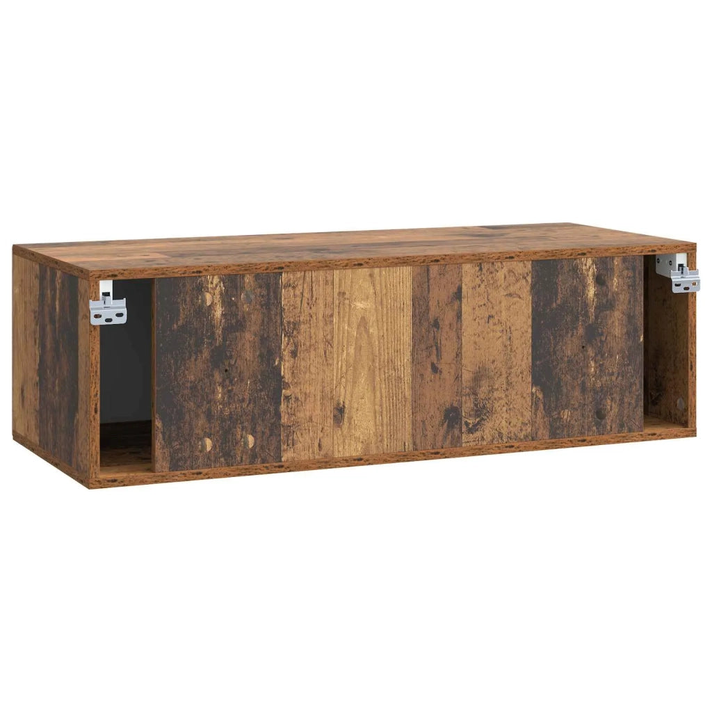 Mobile Porta TV da Muro Legno antico 98 x 41 x 30 cm