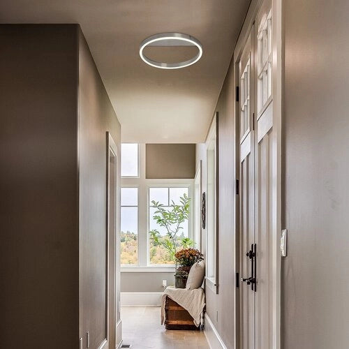 Plafoniera LED ad anello Ø40 20W grigia Rabalux Thrac