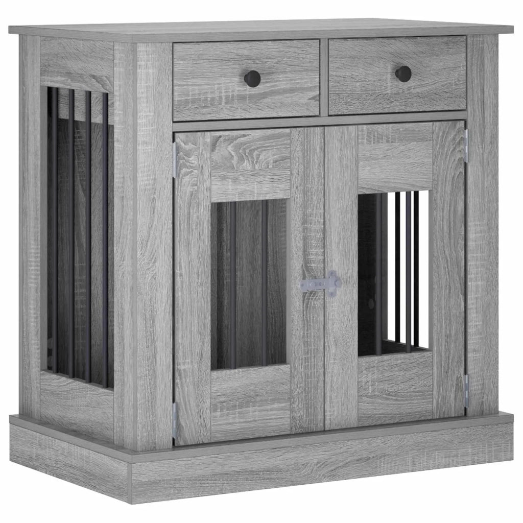 Mobile da cassa per cani Sonoma grigio 80 x 47,5 x 80 cm 8014770