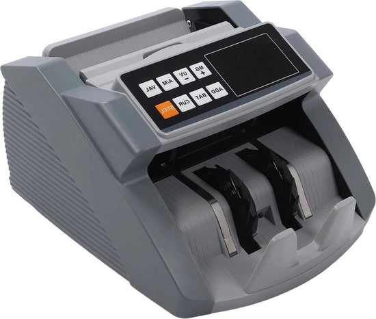 Contatore di Valuta con MG-UG-IR Rilevamento Falso Contante Schermo LCD 1000 Conti Euro Dollaro - Modalità Aggiuntiva e Batch