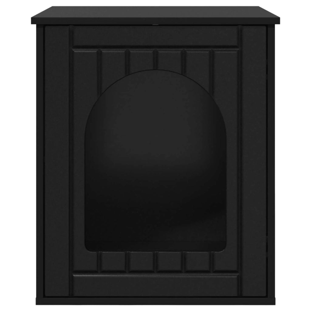 Casa per Gatti Nero 53 x 52 x 62 cm Legno multistrato