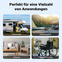 Wc portatile 10 l, wc da campeggio portatile con pompa manuale, bagno chimico per camper facile da pulire