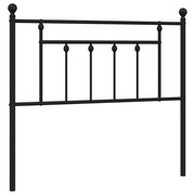 Testiera | Testata di Ricambio in Metallo Nero 107 cm