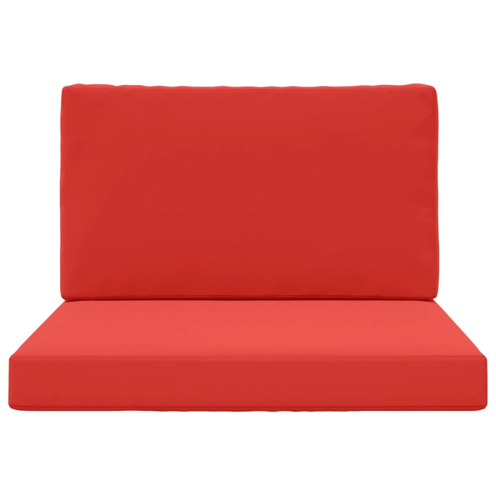 Cuscino per divano da esterno 2 pcs Rosso Poliestere 900835