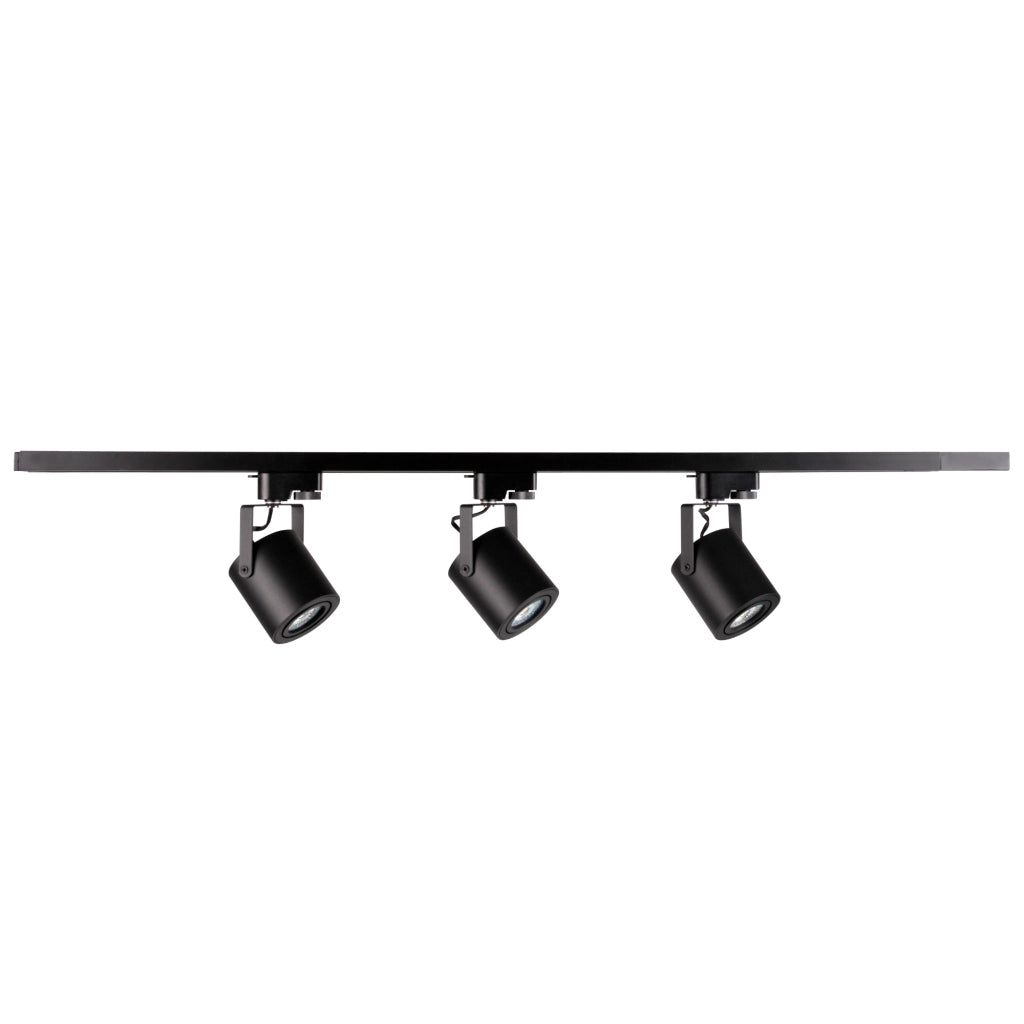 Sistema binario MINOR nero 1m 3 faretti GU10 Polux