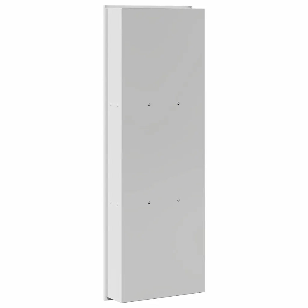 Nicchia per doccia Bianco 90 x 30 x 9,5 cm Acciaio inossidabile CFW6232880