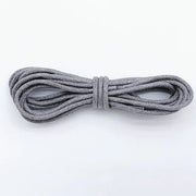 2 paia di cordoncini in cotone di 70 cm di lunghezza - Cordoncini rotondi in cotone di 2,5 mm - Cordoncini rotondi robusti - Cordoncini resistenti - Cordoncini per stivali - Cordoncini in pelle impermeabili - Adatti per scarpe e stivali eleganti