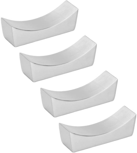 Supporto per forchette 4 pezzi - Acciaio inossidabile - Igiene garantita - Portatile - Facile da pulire - Design elegante - Supporto per servizio