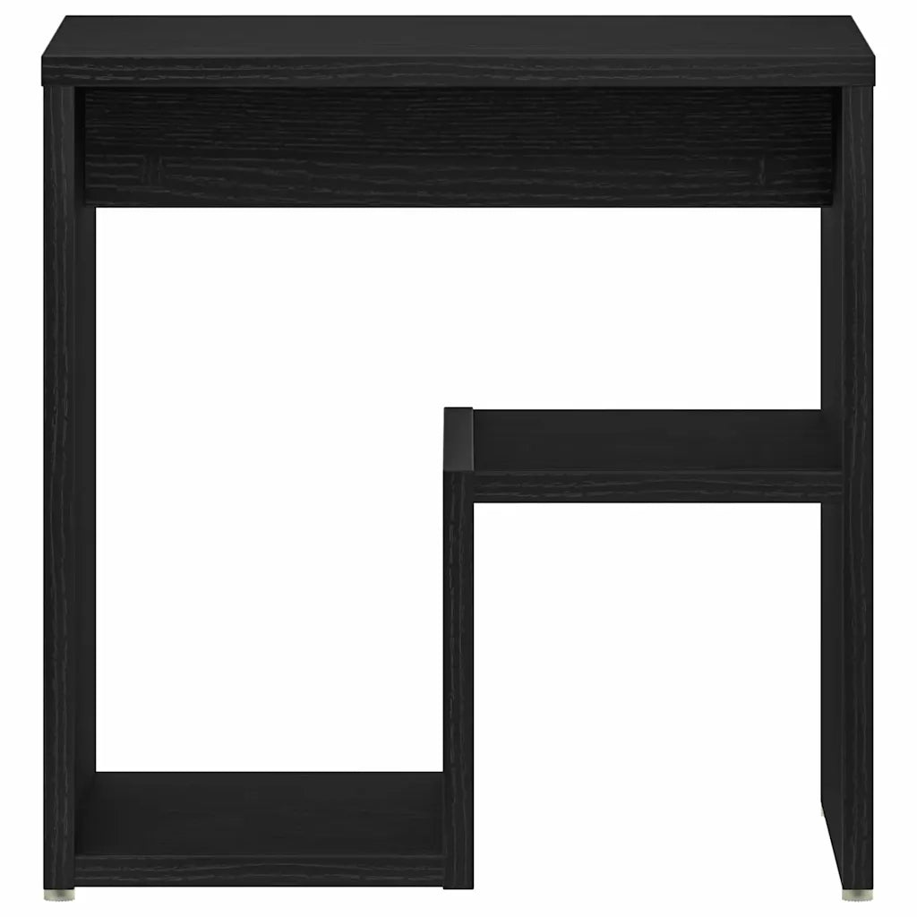 Armadio da Notte Rovere Nero 40 x 30 x 40 cm 862615