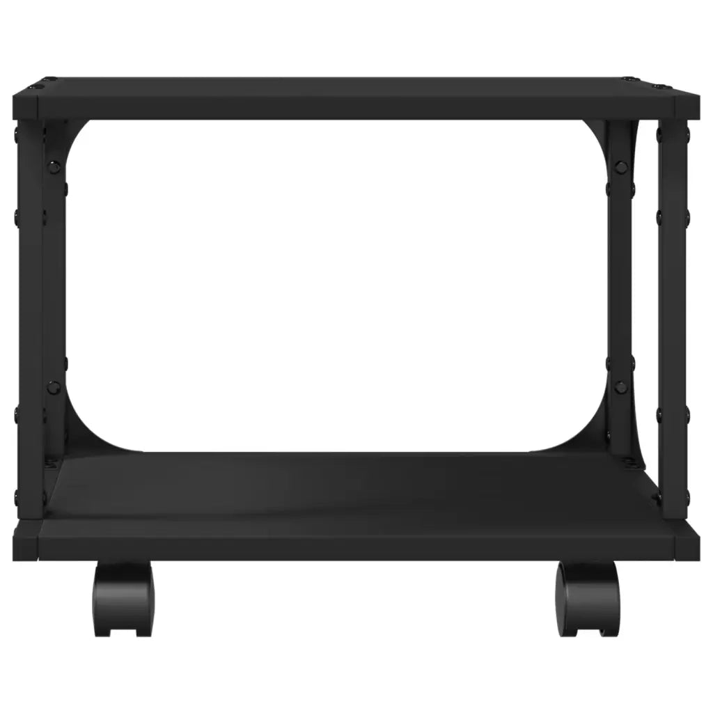 Supporto per Stampante 2 Livelli Nero 41x28x33,5 cm Multistrato 842271