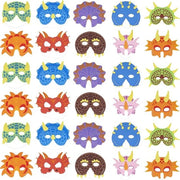 Maschere a schiuma per bambini - tema dinosauro, regalo per compleanni, carnevale e sorprese