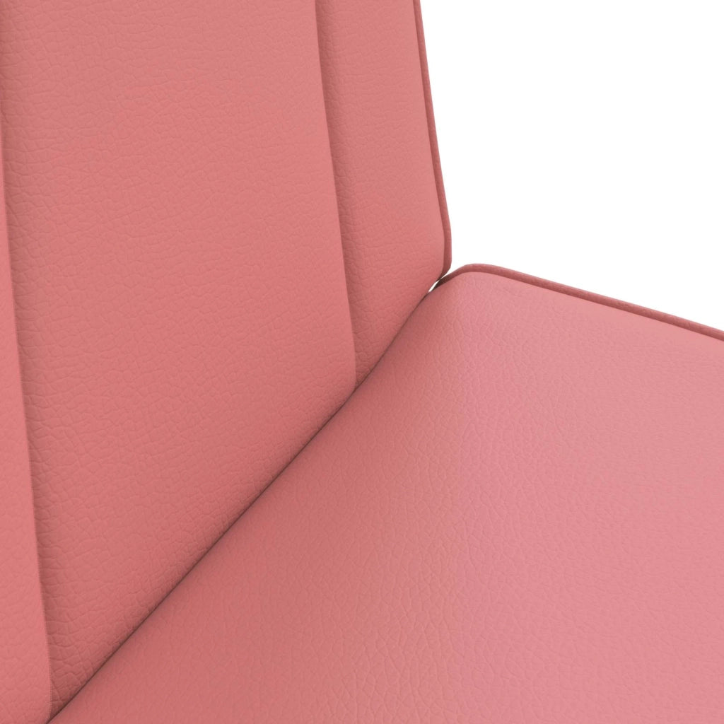 Sedia da Pavimento Rosa 50 x 73 x 60 cm Pelle Sintetica 42028165