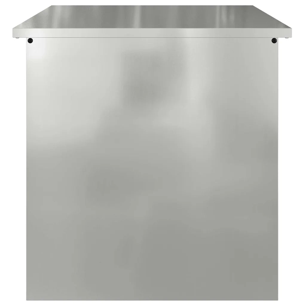 Scatola di Stoccaggio Esterno Argento 55 x 50,5 x 50 cm Acciaio CFW5707711