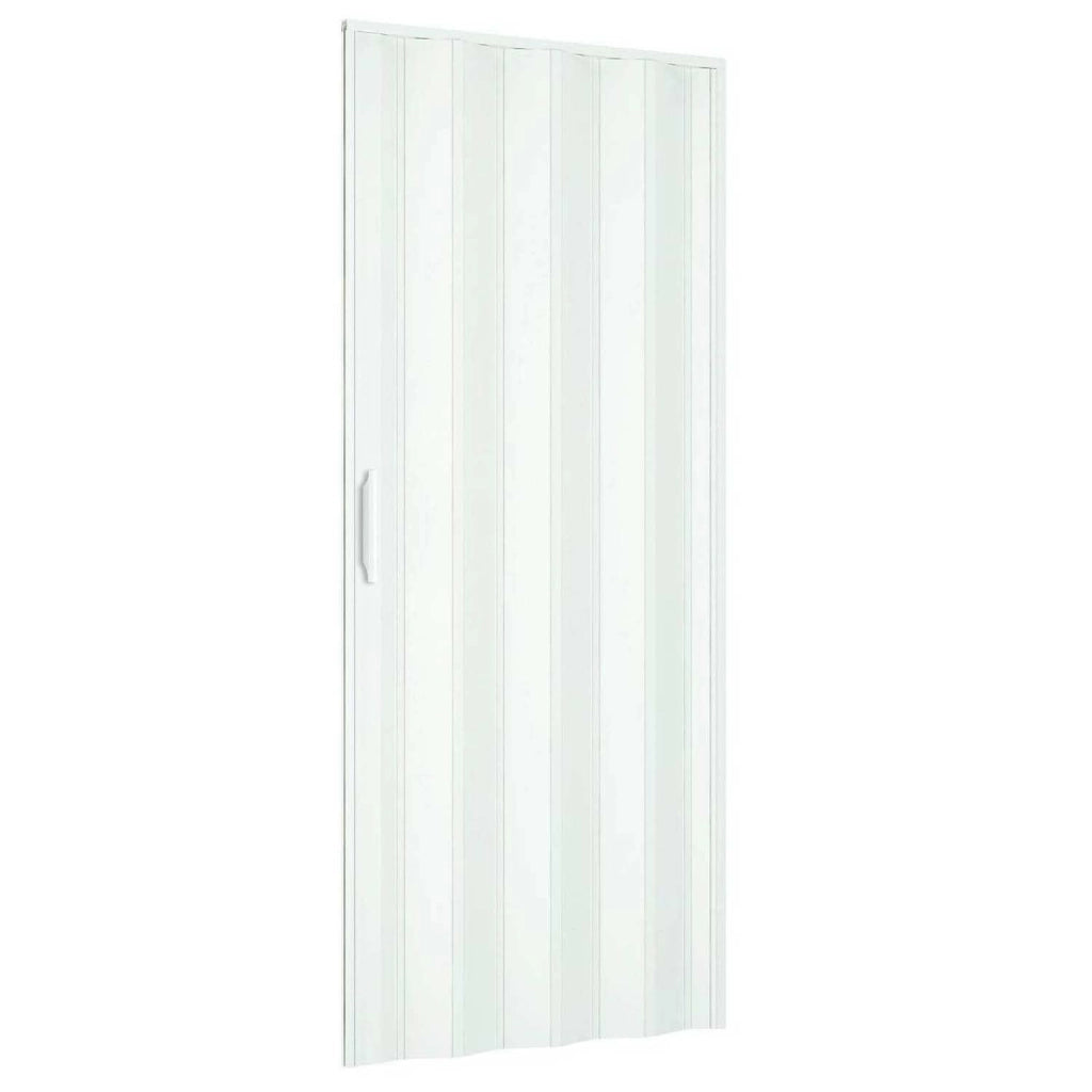 Porta a Soffietto con Maniglia in Kit Linea Extra in PVC 82 CMX210 Bianco