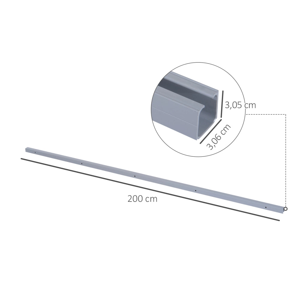 Kit Porte Scorrevoli in Legno ¨C zephmum ¨C Quercia 200x3,05 cm