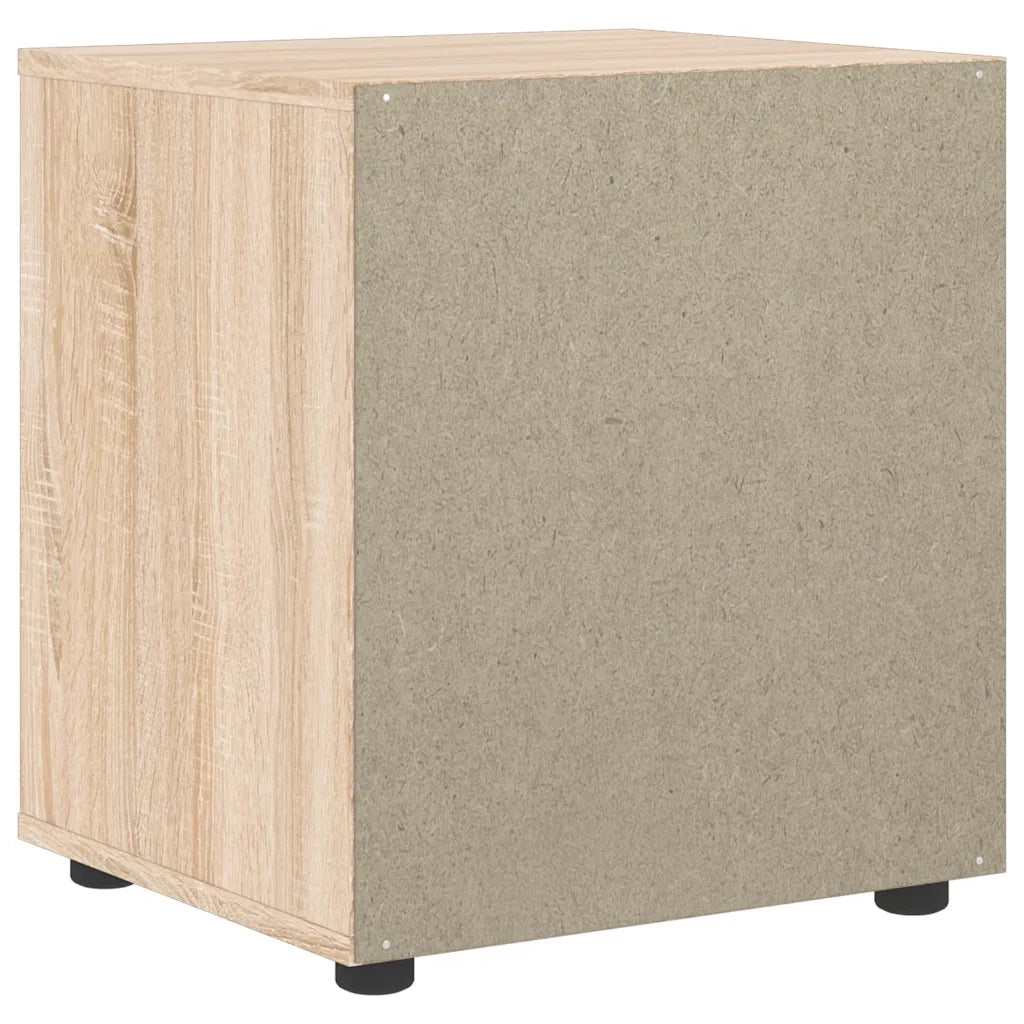 Comodino | Armadio da Notte | Mobiletto da notte VISNES Rovere Sonoma 45x40x50 cm in Legno Multistrato