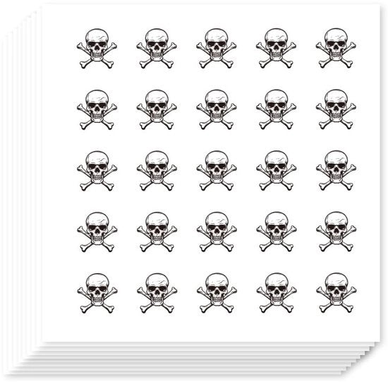 Pianificatore Stickers 500 pezzi - Stickers Scheda - Stickers Pirata - Decorazione Artigianale - Tema DIY - 1,3 cm