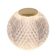 Lampada da tavolo glamour sfera 9cm LED dimmer Lucide