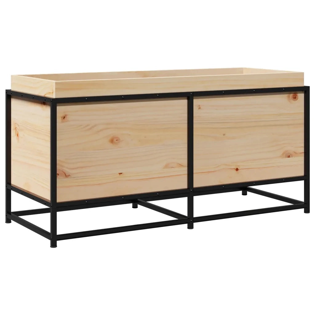 Fioriera da Giardino-Vaso da Esterno 100x40x50 cm in Legno Massello di Pino