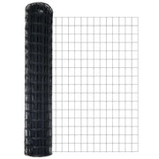 Recinzione da Giardino | Recinzione Euro Grigio 1,4 x 10 m Ferro rivestito in PVC